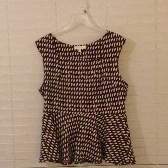 eri + ali Tops - Anthropologie knit peplum tank.